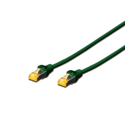 DIGITUS CAVO DI RETE PATCH S/FTP CAT 6A DOPPIA SCHERMATURA 3 MT VERDE