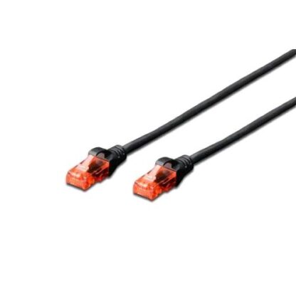 DIGITUS CAVO DI RETE PATCH U/UTP CAT 6 LSZH NON SCHERMATO 5 MT NERO