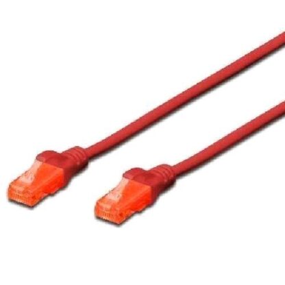 DIGITUS CAVO DI RETE PATCH U/UTP CAT 6 LSZH NON SCHERMATO 5 MT ROSSO