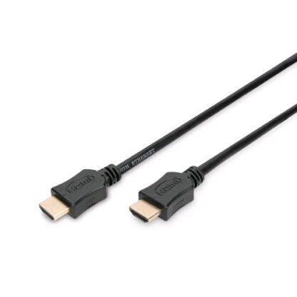 DIGITUS CAVO HDMI HIGH SPEED CON ETHERNET 4K 3D ARC MASCHIO/MASCHIO 5 MT NERO