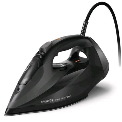 PHILIPS 7500 SERIES DST7511/80 FERRO DA STIRO A VAPORE 3.200 W PIASTRA STEAMGLIDE ELITE COLPO VAPORE 260gr 300 ML NERO