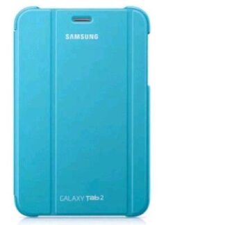 SAMSUNG GALAXY TAB 2 7.0" CUSTODIA RIGIDA A LIBRO AZZURRO