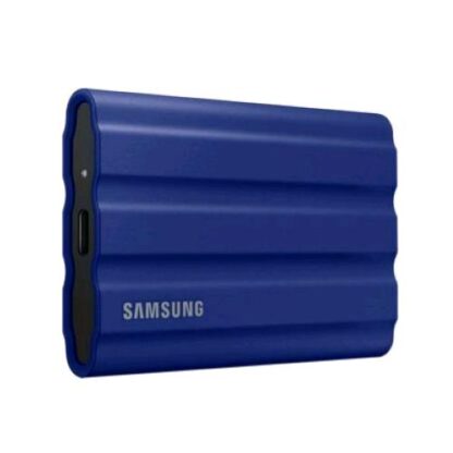 SAMSUNG MU-PE2T0R T7 SHIELDVSSD PORTATILE 2.000GB USB-C 3.2 GEN 2 10GBP/S VELOCITA DI LETTURA 1050 MB/S VELOCITA DI SCRITTURA 1000 MB/S BLU