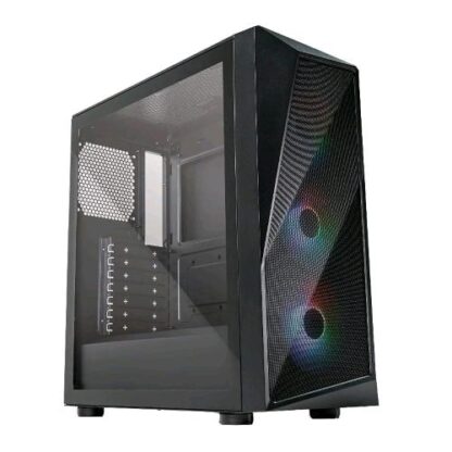 COOLER MASTER CMP 520 CASE MIDI TOWER ARGB ATX MICRO ATX MINI-ITX FRONTALE MESH PANNELLO LATERALE IN VETRO TEMPERATO 1xUSB 2.0 1xUSB-A 3.2 3xVENTOLE RGB 120MM BLACK