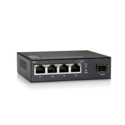 LEVEL ONE GEU-0521 SWITCH DI RETE NON GESTITO GIGABIT ETHERNET 10/100/1000 4 PORTE RJ-45 1xPORTA SFP GIGABIT GREY