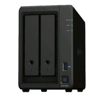 SYNOLOGY DVA1622 REGISTRATORE SORVEGLIANZA NVR FINO A 16 TELECAMERE IP COMPRESSIONE VIDEO H.265+, H.265, H.264, H.264+ 480 fps GIGABIT LAN
