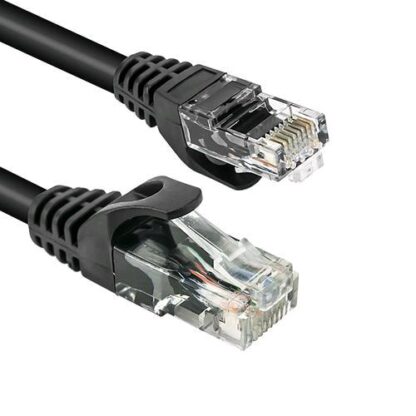 VULTECH CAVO ETHERNET UTP CAT.6 NON SCHERMATO 1 MT NERO
