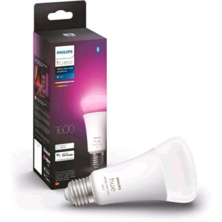 PHILIPS HUE WHITE AND COLOR AMBIANCE LAMPADINA SMART LED SMART BLUETOOH ATTACCO E27 13.5 W EQUIVALENTE 100 W CLASSE F16 MILIONI DI COLORI/DA CALDA A LUCE BIANCA FREDDA 2000-6500 K
