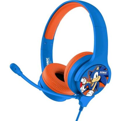 OTL SONIC THE HEDGEHOG INTERACTIVE WIRED STUDIO CUFFIE CON MICROFONO BOOM STACCABILE