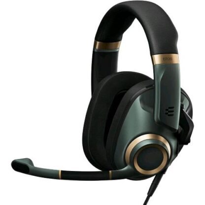 EPOS SENNHEISER H6PRO CUFFIE GAMING CHIUSE CON MICROFONO OVER EAR LIFT-TO-MUTE - COMPATIBILI CON PC, MAC, PS4, PS5, XBOX SERIES X, XBOX ONE, NINTENDO SWITCH GREEN