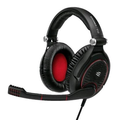EPOS SENNHEISER GAME ZERO CUFFIA GAMING A PADIGLIONE CON MICROFONO A CANCELAZIONE DI RUMORE CONTROLLO DEL VOLUME INTEGRATO PIEGHIEVOLE CABLATO JACK 3.5MM NERO ROSSO