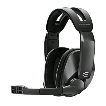 EPOS SENNHEISER GSP 370 CUFFIE GAMING WIRELESS CON MICROFONO CANCELAZIONE DEL RUMORE FLIPTO MUTE AUDIO DIGITAL SURROUND 7.1 100 ORE DI AUTONOMIA COMPATIBILI CON PC MAC PS4 PS5 BLACK