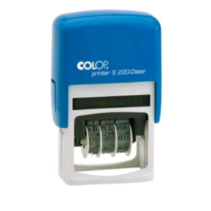 COLOP S220 TIMBRO DATARIO AUTOINCHIOSTRANTE 4 mm BLU