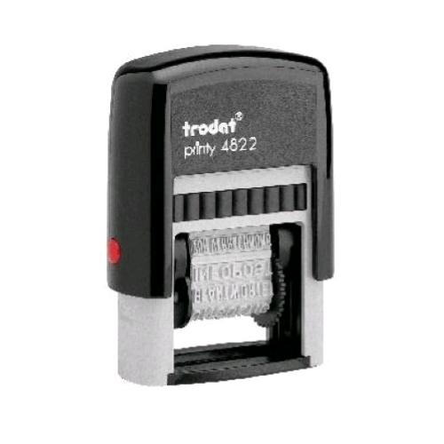TRODAT PRINTY 4822 P2 ECO TIMBRO POLINOME AUTOINCHIOSTRANTE NERO