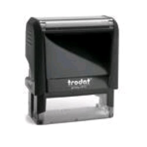 TRODAT PRINTY 4913 ECO TIMBRO PERSONALIZZABILE AUTOINCHIOSTRANTE 6 RIGHE NERO