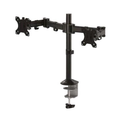 FELLOWES 8502601 BRACCIO DA SCRIVANIA/TAVOLO PER MONITOR DOPPIO REFLEX A SCHERMO PIATTO 27" BLACK
