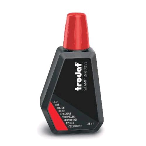 TRODAT 7011 INCHIOSTRO PER TIMBRI FLACONE DA 28 ML ROSSO