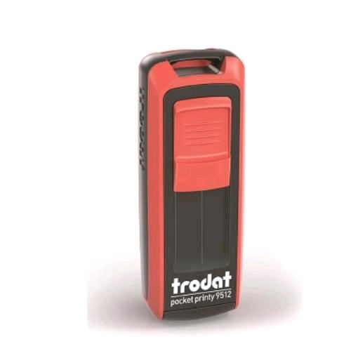 TRODAT POCKET PRINTY 9512 TIMBRO PORTATILE PERSONALIZZABILE AUTOINCHIOSTRANTE PIASTRA 47X18 mm