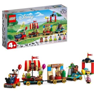 LEGO DISNEY TRENO DELLE CELEBRAZIONI 100? ANNIVERSARIO CON 3 CARRI E 6 MINIFIGURE