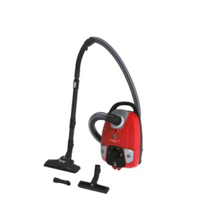 HOOVER H-ENERGY 310 ASPIRAPOLVERE A TRAINO 850W CON SACCHETTO FILTRO HEPA CAPACITA' 3.5 LT CON ACCESSORI ROSSO