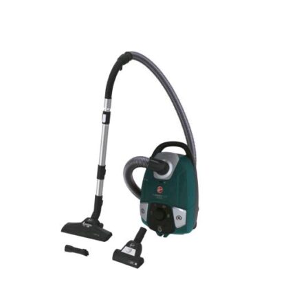 HOOVER H-ENERGY 300 ASPIRAPOLVERE A TRAINO 850W CON SACCHETTO FILTO HEPA CAPACITA' 3.5 LT CON ACCESSORI VERDE