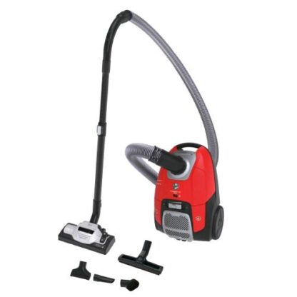 HOOVER H-ENERGY 510 ASPIRAPOLVERE A TRAINO 700W CON SACCHETTO FILTO HEPA CAPACITA' 3.5 LT CON ACCESSORI ROSSO