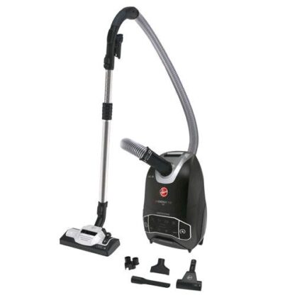 HOOVER H-ENERGY 700 ASPIRAPOLVERE A CILINDRO CON SACCHETTO EPA 5L DISPLAY INTUITIVO SPAZZOLA PARQUET 850W BLACK