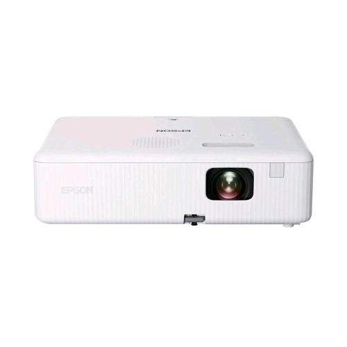EPSON CO-W01 VIDEOPROIETTORE 3000 ANSI LUMEN 3LCD WXGA CONNESSIONE USB/HDMI CORREZIONE TRAPEZOIDALE INTERFACCIA AUDIO/VIDEO MHL ALTOPARLANTE PROIEZIONE FINO 378" BIANCO