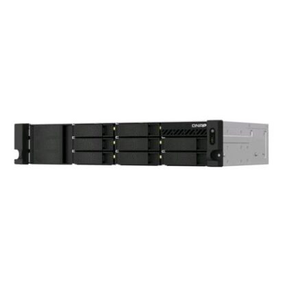 QNAP TS-864EU-8G NAS CHASSIS RACK 2U CELERON QUAD-CORE 2.9GHz RAM 8GB-8 BAY HDD/SSD 2.5"/3.5" HOT SWAP-2 PORTE LAN RJ-45 100/1000/2500 Mbps COLORE NERO