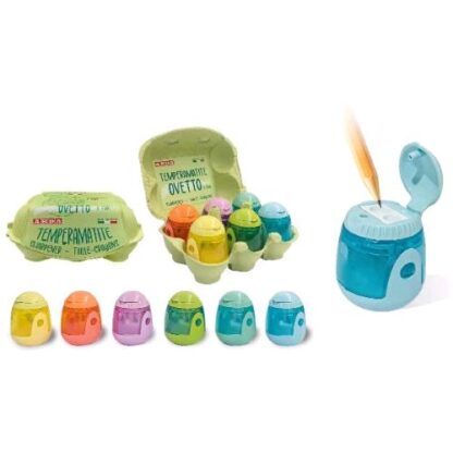 ARDA TEMPERINO OVETTO 2 FORI CON SERBATOIO COLORI ASSORTITI CONF 6 Pz.