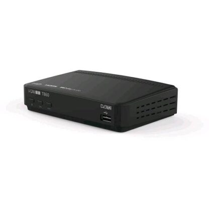 I-CAN T860 NEW ZAPPER DECODER DIGITALE TERRESTRE DVB-T2 FREE TO AIR HEVC 10bit