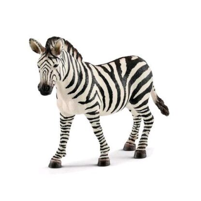 SCHLEICH FEMMINA DI ZEBRA IN PLASTICA 12X3.2X8.5 CM