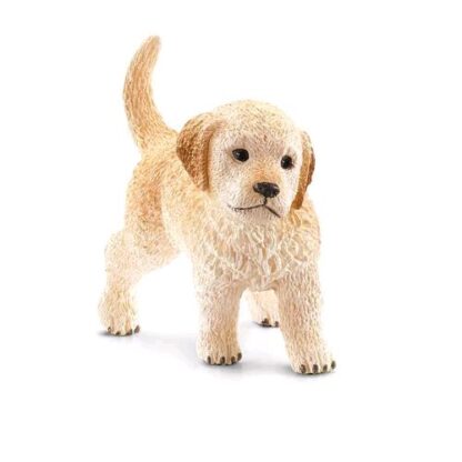 SCHLEICH GOLDEN RETRIEVER CUCCIOLO IN PLASTICA 4.6X2.1X3.4 CM