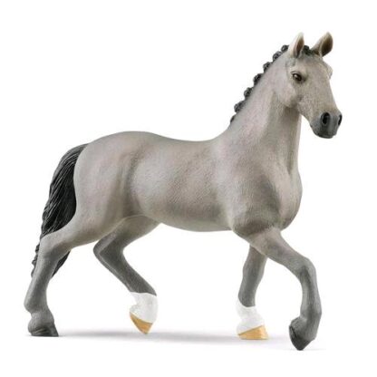 SCHLEICH STALLONE CHEVAL DE SELLE FRANCAIS IN PLASTICA 15X3.2X11 CM