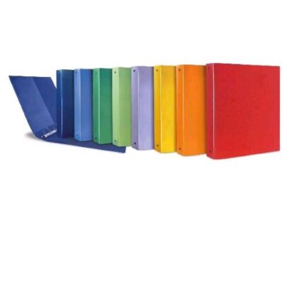 SEI ROTA TERRA RACCOGLITORE 4 ANELLI DA 30 mm IN PP RICICLATO 320X275X40 mm COLORI ASSORTITI CONF 10 Pz.