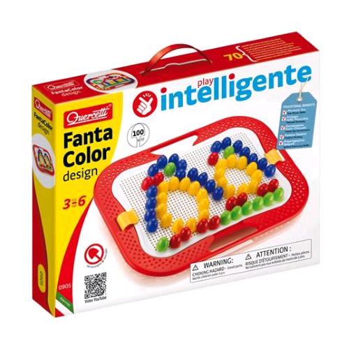 QUERCETTI FANTACOLOR DESIGN TAVOLETTA E CHIODINI PER RIPRODURRE DISEGNI
