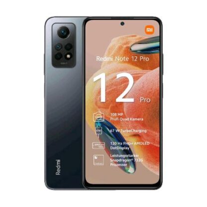 XIAOMI REDMi NOTE 12 PRO DUAL SIM 6.67" OCTA CORE 256GB RAM 8GB 4G EUROPA GRAPHITE GRAY