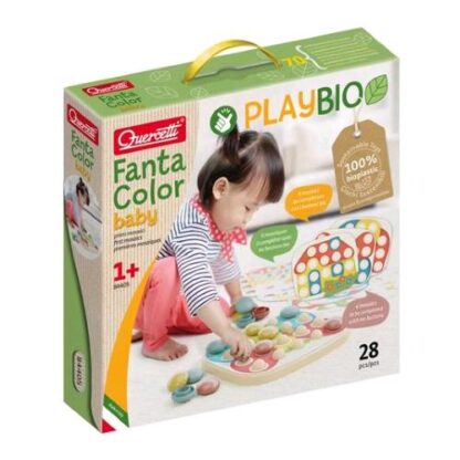 QUERCETTI PLAY BIO FANTACOLOR BABY MOSAICO CON BOTTONI EXTRA LARGE