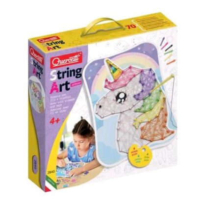 QUERCETTI STRING ART ANIMALS CON FILI COLORATI E CHIODINI