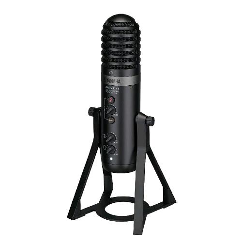 YAMAHA AG01 MICROFONO A CONDENSATORE USB PER STREAMING LIVE REGISTRAZIONE E RIPRODUZIONE AUDIO AD ALTA RISOLUZIONE PER WINDOWS MAC IOS E ANDROID NERO