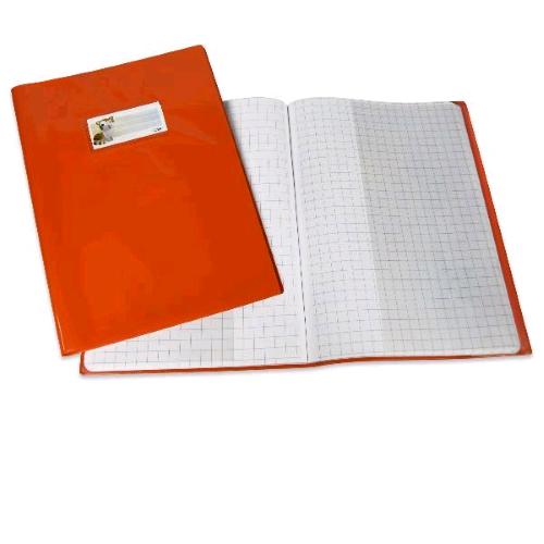 SEI ROTA COVER MAXI L F COPRIQUADERNO IN PVC LACCATO 210X297 mm ARANCIO