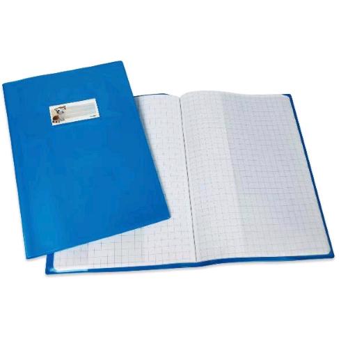 SEI ROTA COVER MAXI L F COPRIQUADERNO IN PVC LACCATO 210X297 mm AZZURRO SCURO