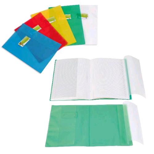 SEI ROTA COVER MAXI P1 F COPRIQUADERNO IN PP BUCCIATO 210X297 mm BLU