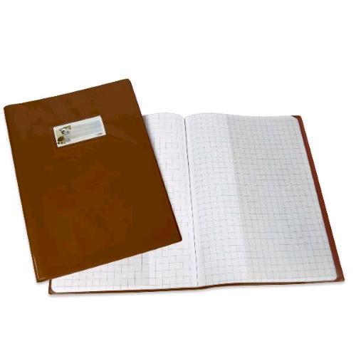 SEI ROTA COVER MAXI L F COPRIQUADERNO IN PVC LACCATO 210X297 mm MARRONE