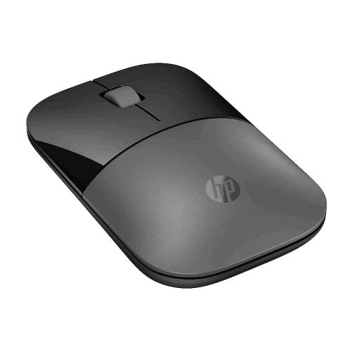 HP Z3700 DUAL MOUSE WIRELESS BLUETOOTH OTTICO 1.600 DPI 3 PULSANTI ROTELLA SCORRIMENTO RICEVITORE USB WIRELESS 2.4 GHZ TECNOLOGIA LED BLU DESIGN PRATICO E CONFORTEVOLE GREY BLACK