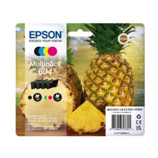 EPSON 604 MULTIPACK CARTUCCIA INK-JET COMPATIBILE RESA STANDARD NERO CIANO MAGENTA GIALLO