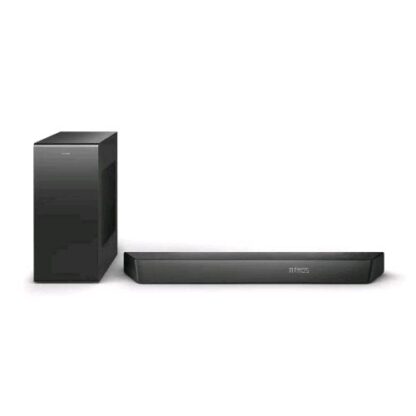 PHILIPS TAB7807/10 SOUNDBAR 3.1 CANALI 650W CON SUBWOOFER ATTIVO WIRELESS DOLBY ATMOS DOLBY DIGITAL DOLBY DIGITAL PLUS DOLBY TRUEHD CON CAVO E SENZA CAVO HDMI INGRESSO OTTICO ARC USB BLACK