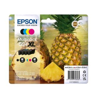 EPSON 604XL CARTUCCIA INCHIOSTRO INK ORIGINALE MULTIPACK 4 COLORI NERO CIANO MAGENTA GIALLO RESA ELEVATA