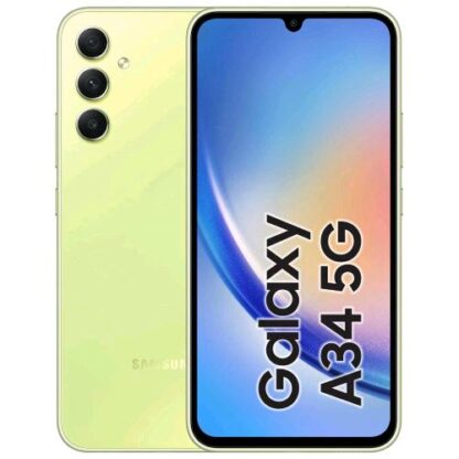 SAMSUNG A346 GALAXY A34 5G DUAL SIM 6.6" FHD+ SUPER AMOLED OCTA CORE 128GB RAM 6GB 5G TIM AWESOME LIME