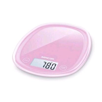 SENCOR SKS_38RS BILANCIA DA CUCINA CON SENSORI DI CONTROLLO TOUCH GRANDE DISPLAY LCD RETROILLUMINATO FUNZIONE TARA ROSA__